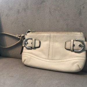 Coach Leather wristlet